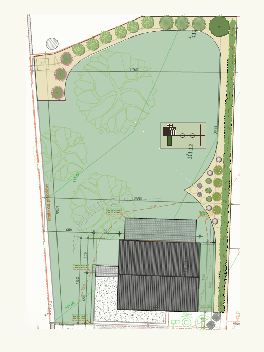 Jardin repensé sur mesure